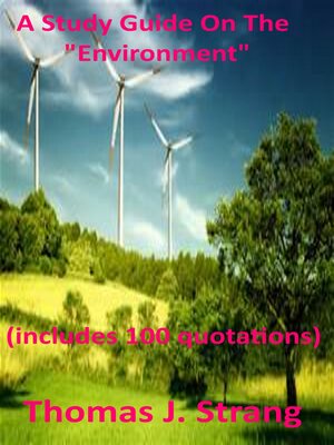 cover image of A Study Guide On the "Environment"
